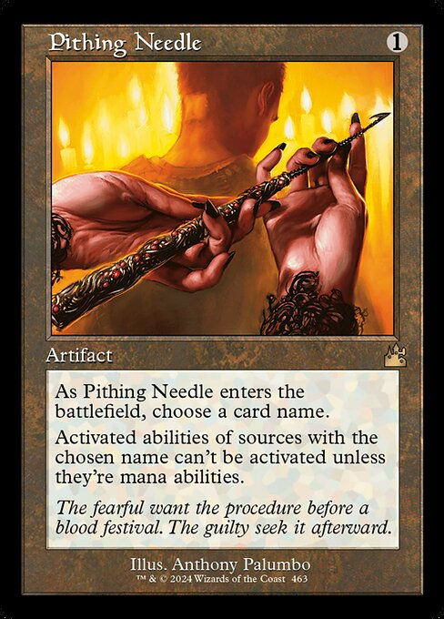 Pithing Needle (rvr) (463) / Retro