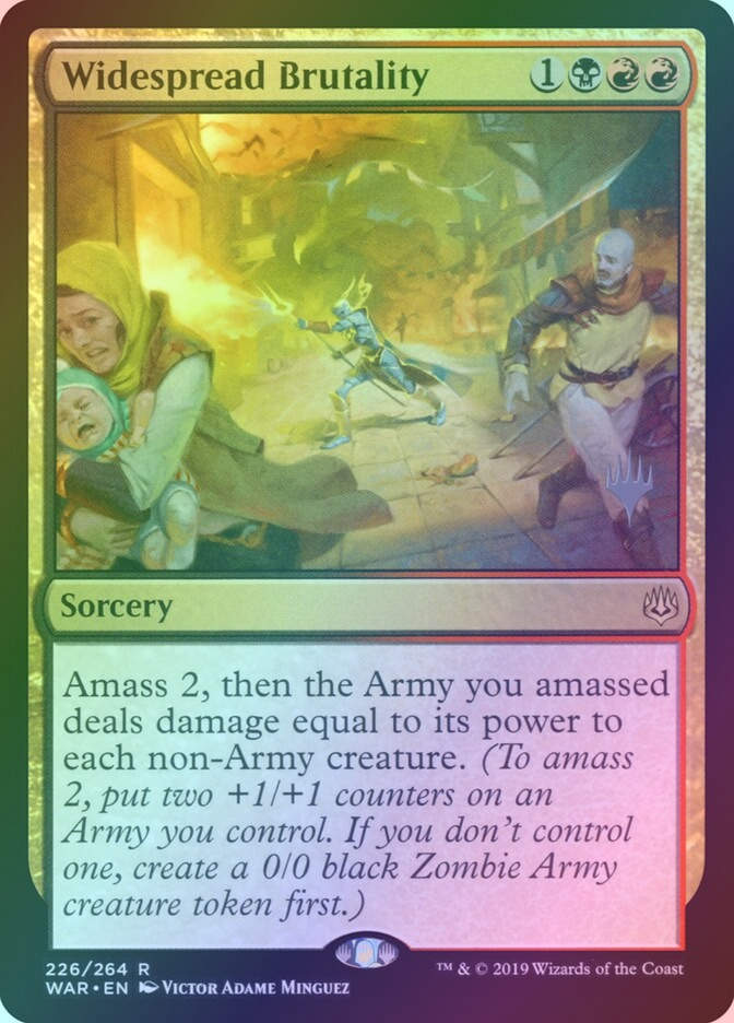 Widespread Brutality (PWAR) (226p) / Foil