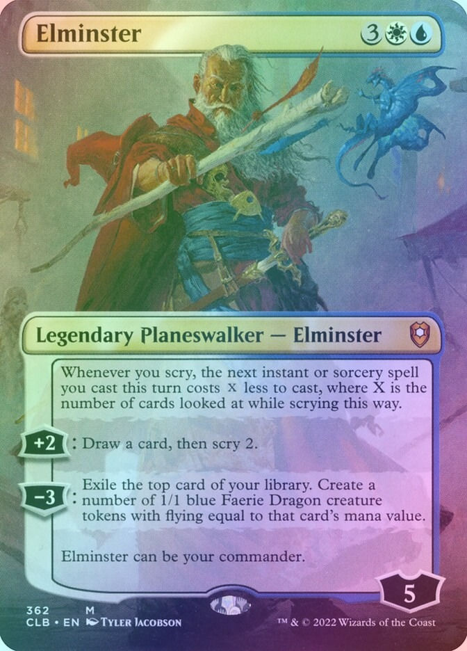 Elminster (CLB) (362) / Borderless / Foil