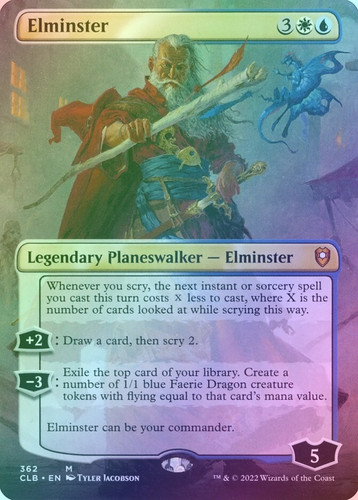 elminster mtg card MTG Commander Deck EDH Deck Elminster 100 Magic Cards Custom Deck Scry   Moonveil Games