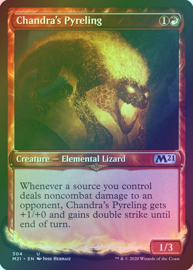 Chandra's Pyreling (M21) (304) / Showcase / Foil