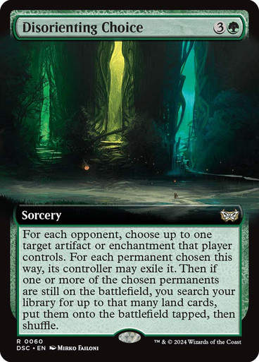 Disorienting Choice (DSC) (60) / Extended Art