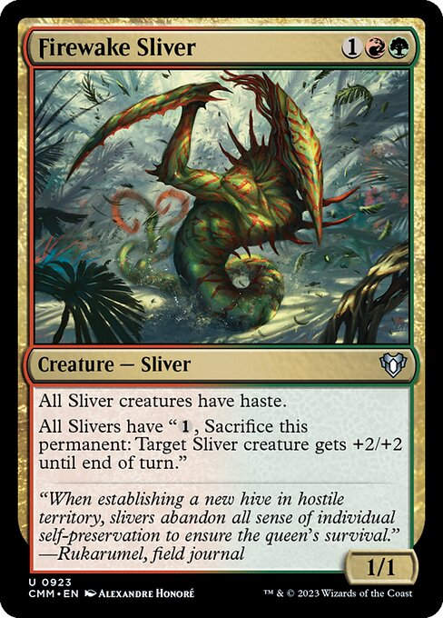 Firewake Sliver (cmm) (Commander Deck)