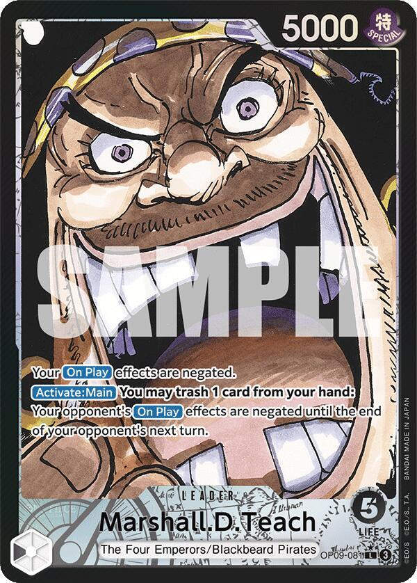 Marshall.D.Teach (081) (Parallel) (OP09-081) / Foil