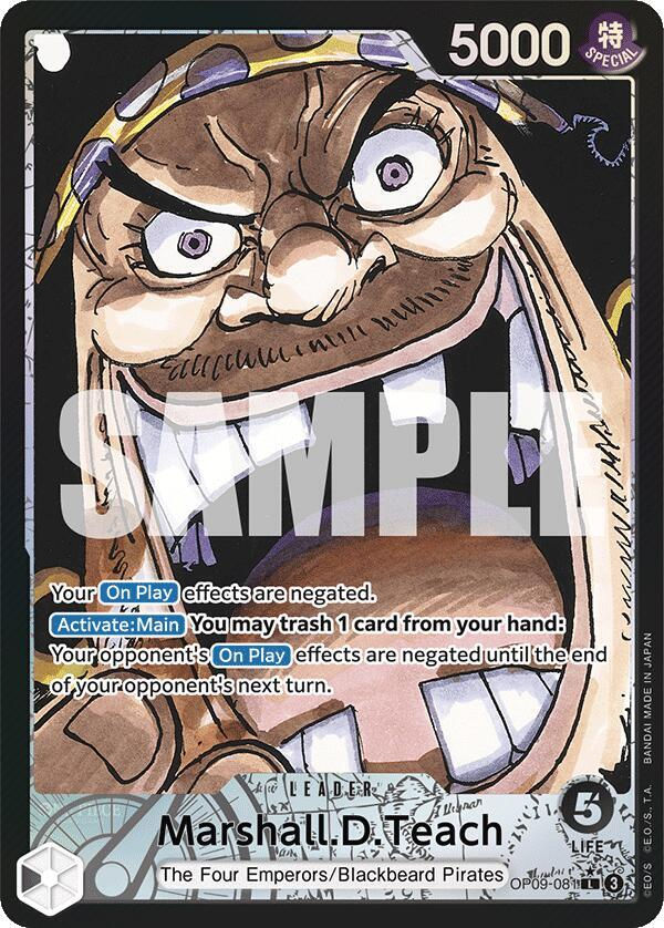 Marshall.D.Teach (081) (Parallel) (OP09-081) / Foil