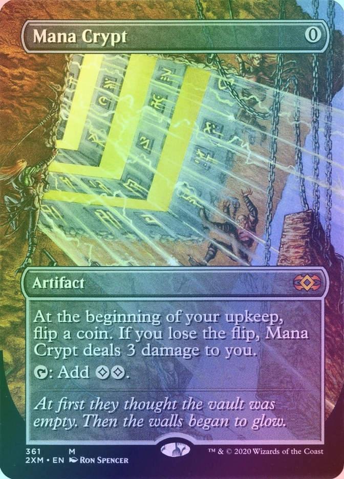 Mana Crypt (2XM) (361) / Borderless / Foil