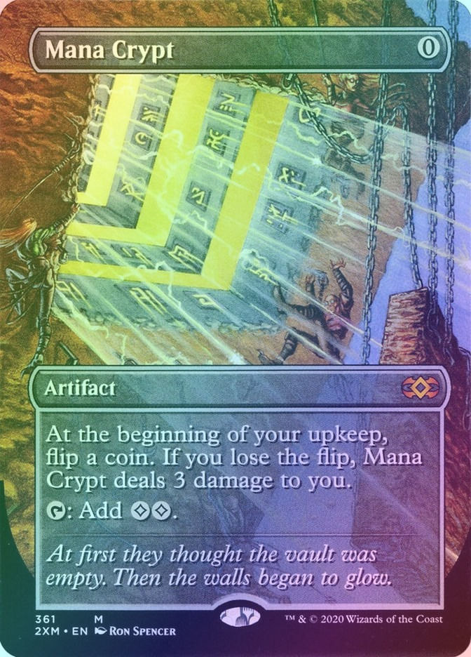 Mana Crypt (2XM) (361) / Borderless / Foil