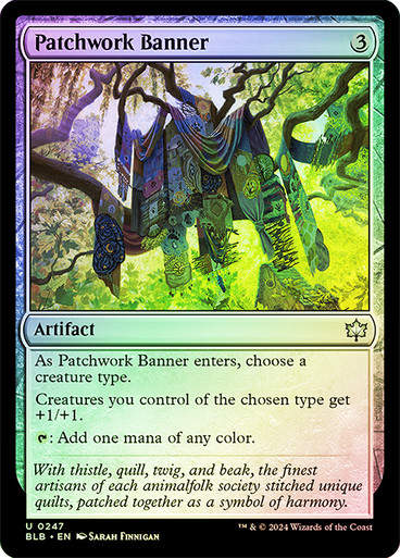 Patchwork Banner (blb) (247) / Foil