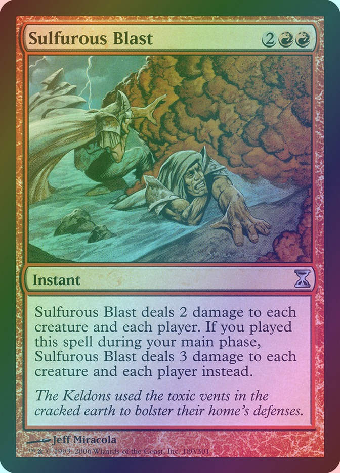 Sulfurous Blast (TSP) (180) / Foil