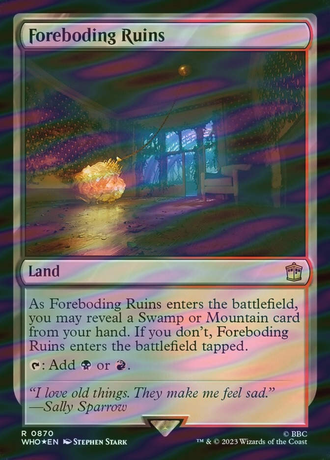 Foreboding Ruins (WHO) (870) / Surge Foil