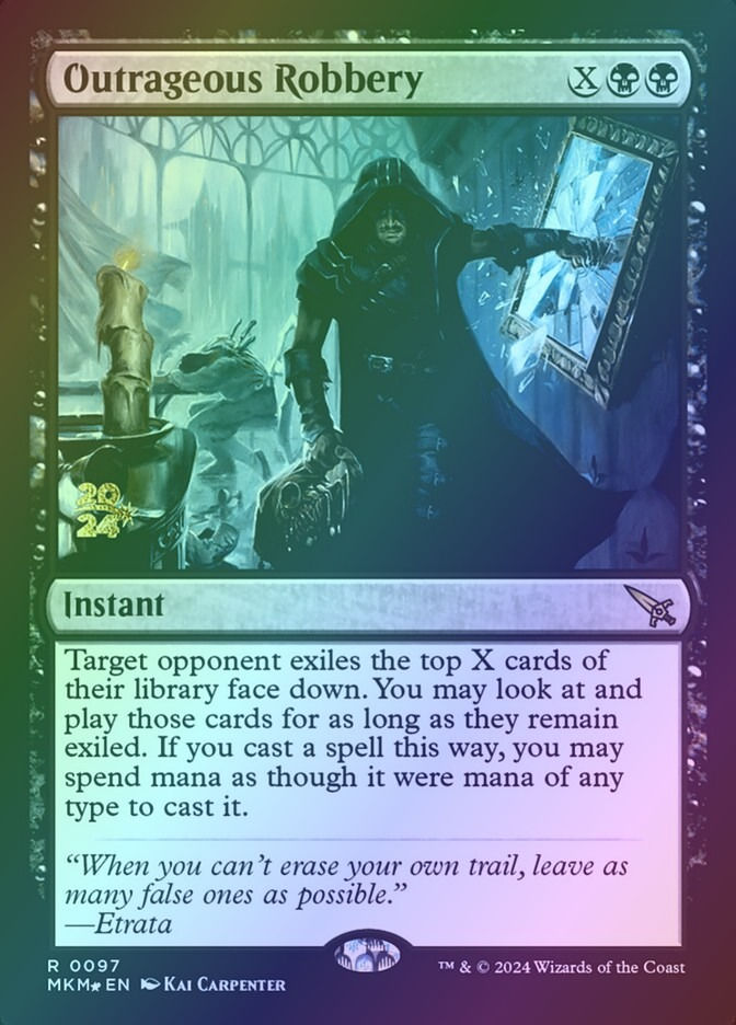 Outrageous Robbery (PMKM) (97s) / Foil