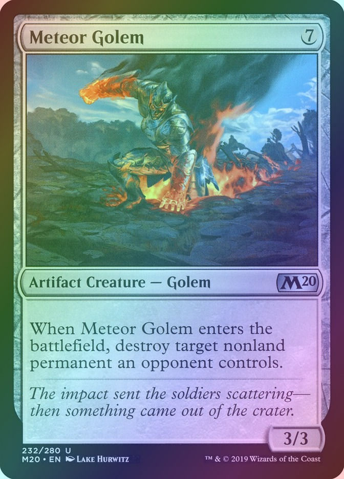 Meteor Golem (M20) (232) / Foil