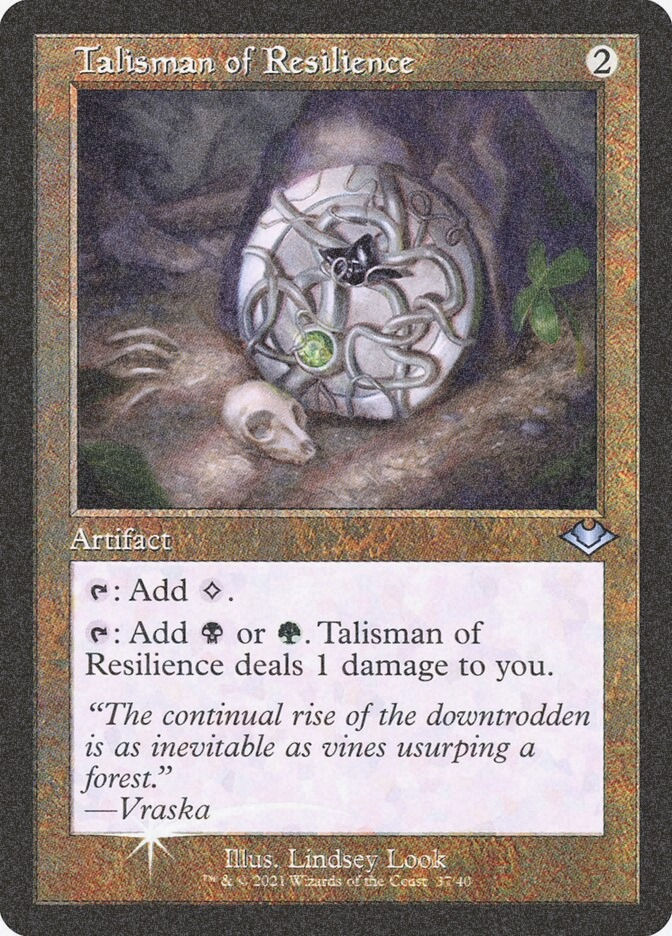 Talisman of Resilience (H1R) (37) / Foil Etched