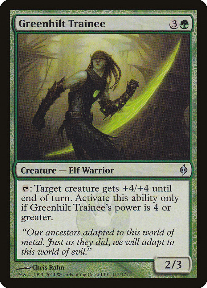 Greenhilt Trainee (NPH) (112)