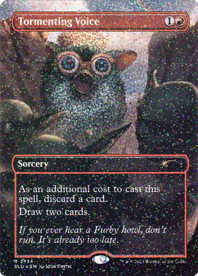 Tormenting Voice (SLD) (2334) / Borderless / Confetti Foil