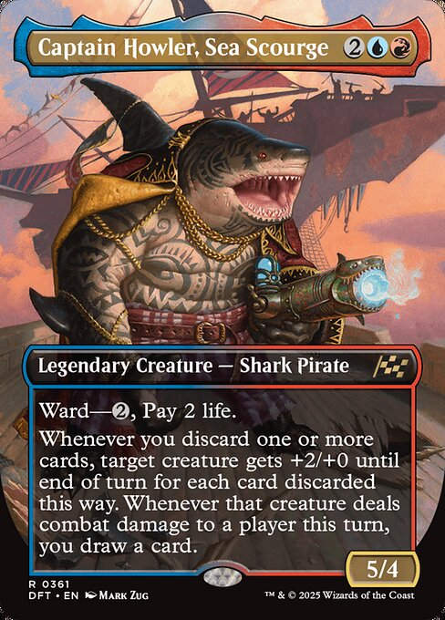 Captain Howler, Sea Scourge (DFT) (361) / Borderless