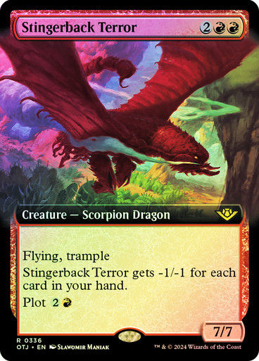Stingerback Terror (otj) (336) / Foil Extended