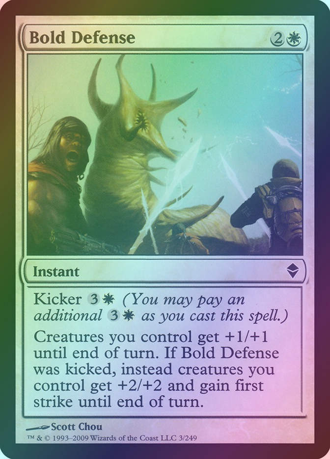 Bold Defense (ZEN) (3) / Foil