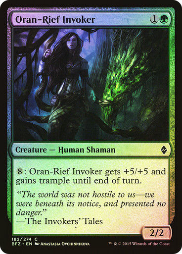 Oran-Rief Invoker (BFZ) (182) / Foil