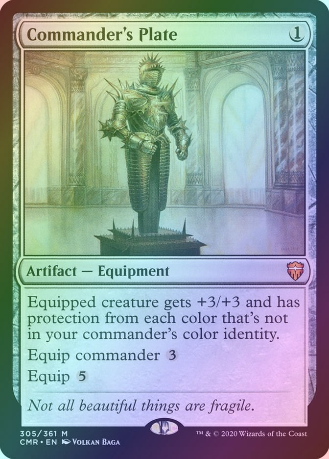 Commander's Plate (CMR) (305) / Foil