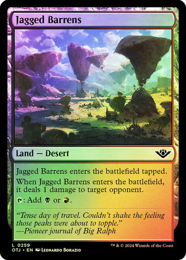 Jagged Barrens (otj) (259) / Foil