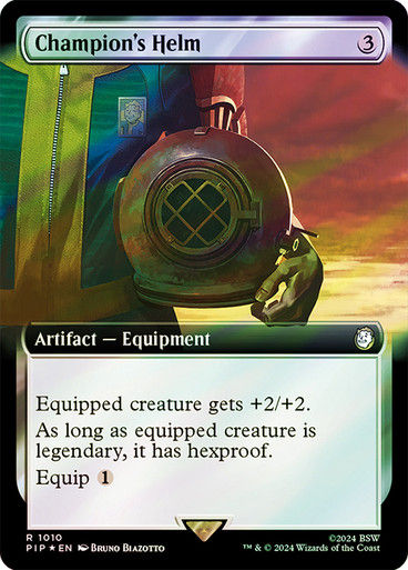Champion's Helm (pip) (1010) / Extended Surge Foil