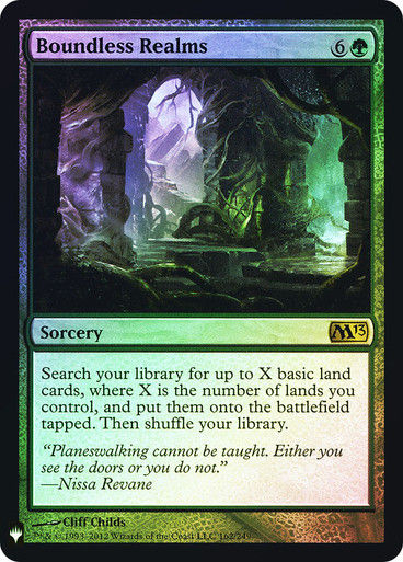 Boundless Realms (PLST) (M13-162)