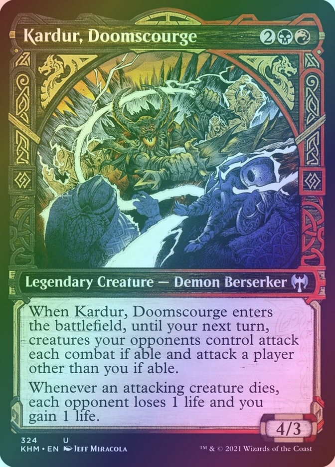 Kardur, Doomscourge (KHM) (324) / Showcase / Foil
