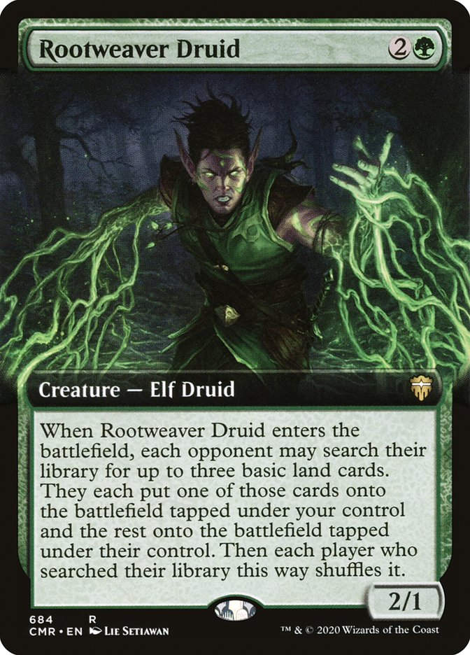 Rootweaver Druid (CMR) (684) / Extended Art