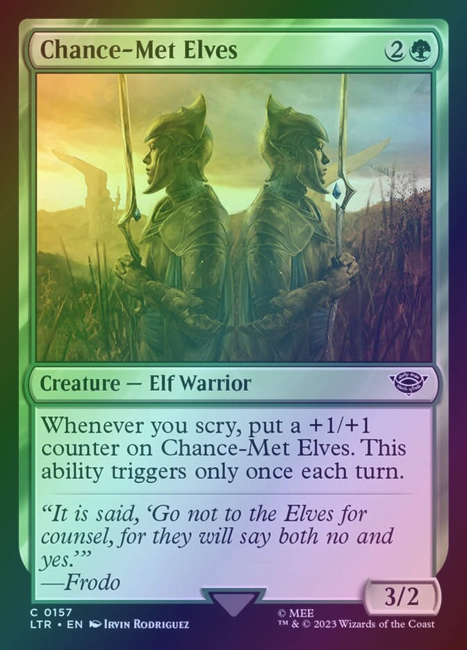 Chance-Met Elves (LTR) (157) / Foil