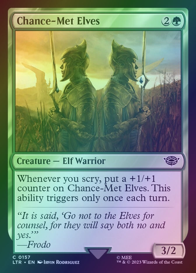 Chance-Met Elves (LTR) (157) / Foil