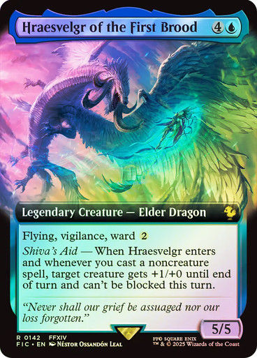 Hraesvelgr of the First Brood (FIC) (142) / Extended Art / Foil