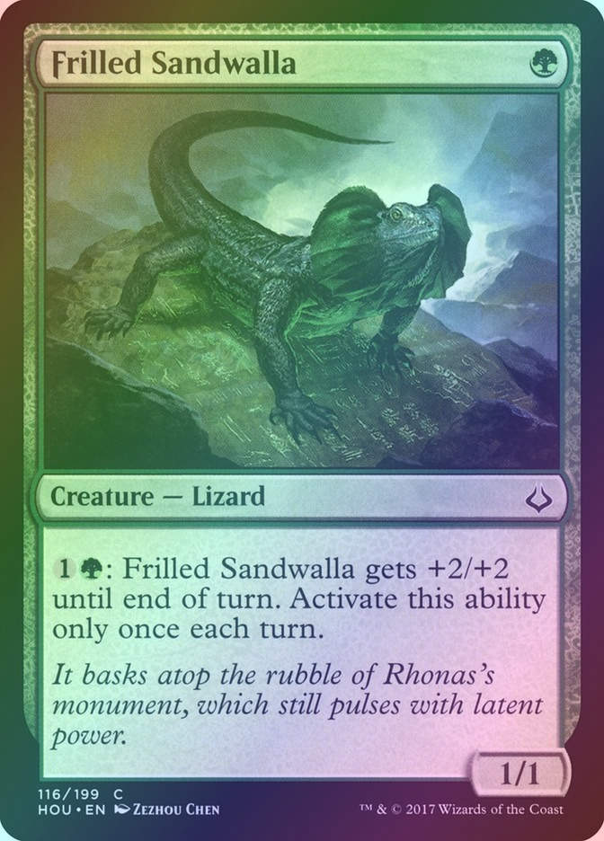 Frilled Sandwalla (HOU) (116) / Foil