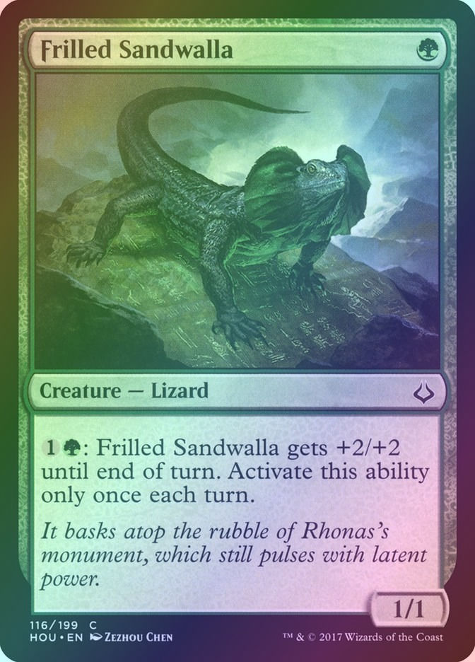 Frilled Sandwalla (HOU) (116) / Foil