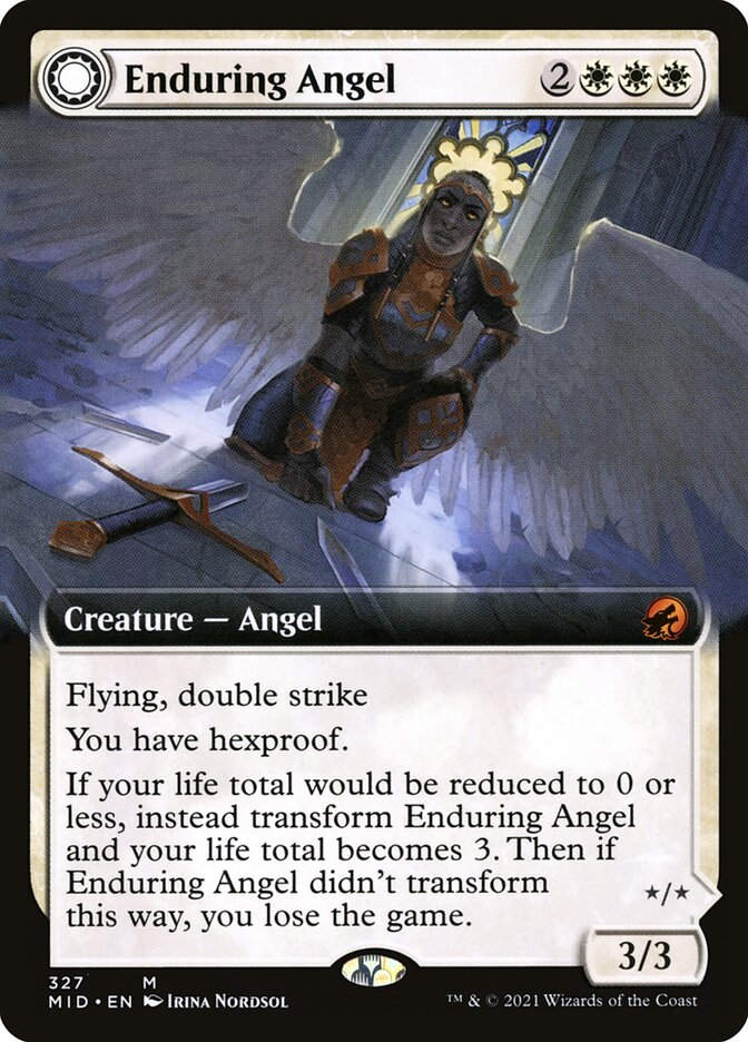 Enduring Angel // Angelic Enforcer (MID) (327) / Extended Art