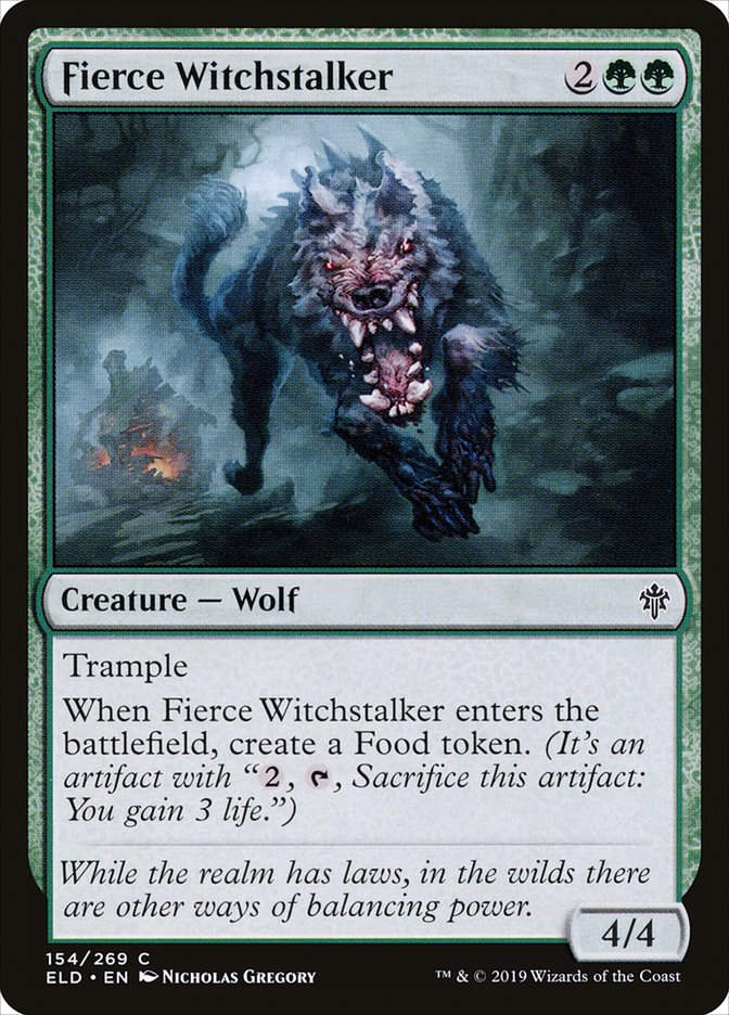 Fierce Witchstalker (ELD) (154)