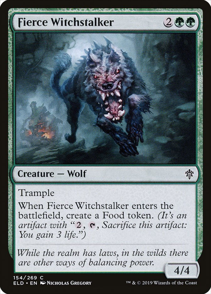 Fierce Witchstalker (ELD) (154)