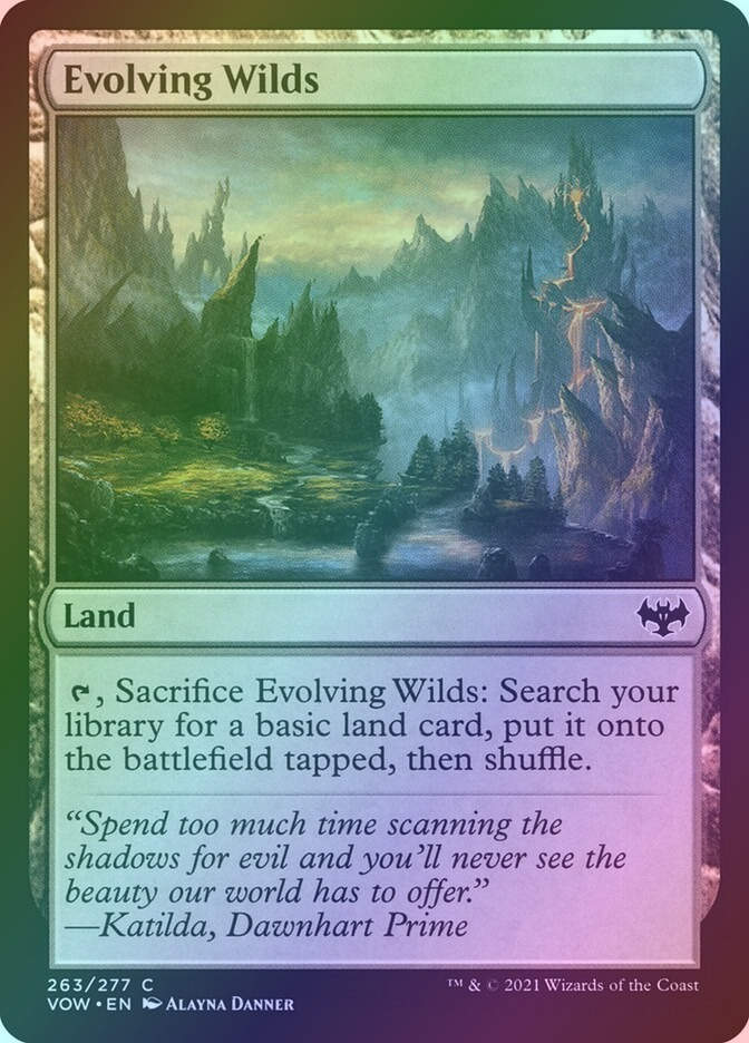 Evolving Wilds (VOW) (263) / Foil