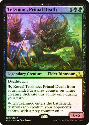 Tetzimoc, Primal Death (RIX) (86) / Foil