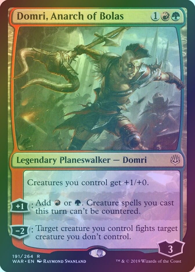 Domri, Anarch of Bolas (WAR) (191) / Foil