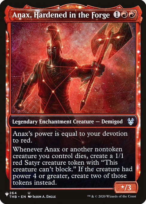 Anax, Hardened in the Forge (PLST) (THB-264) / Showcase