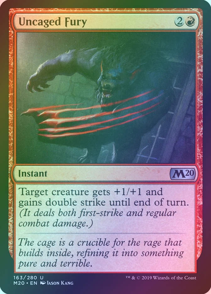 Uncaged Fury (M20) (163) / Foil