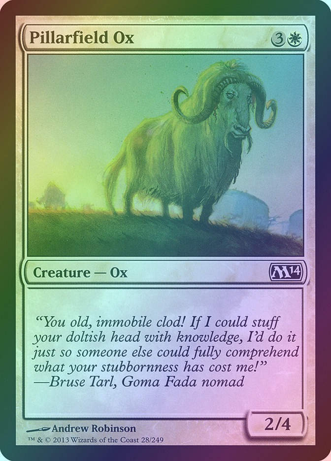 Pillarfield Ox (M14) (28) / Foil