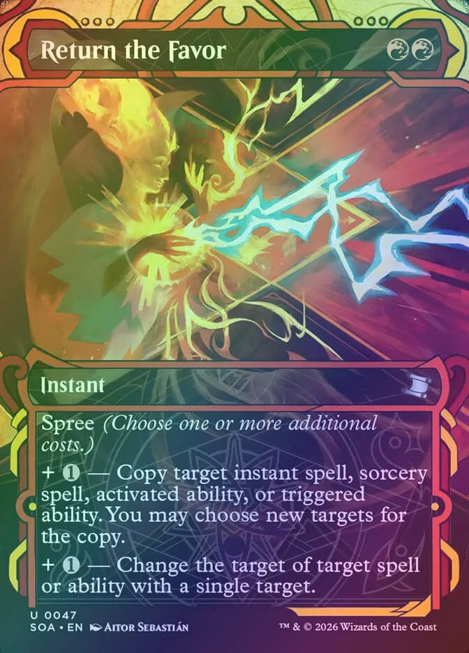 Return the Favor (SOA) (47) / Borderless / Showcase / Foil