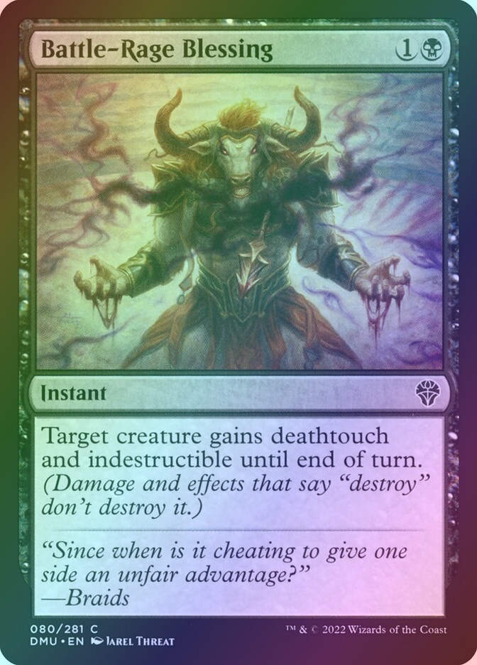 Battle-Rage Blessing (DMU) (80) / Foil