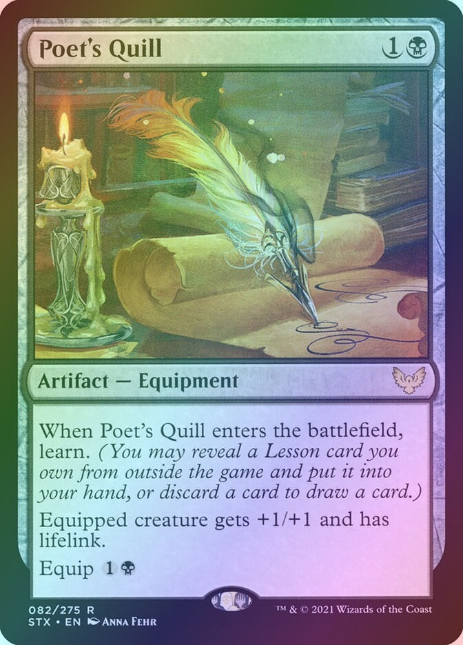 Poet's Quill (STX) (82) / Foil