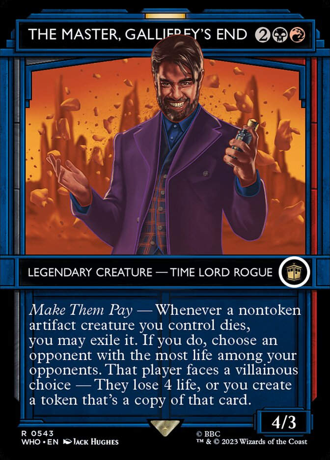 The Master, Gallifrey's End (WHO) (543) / Borderless / Showcase