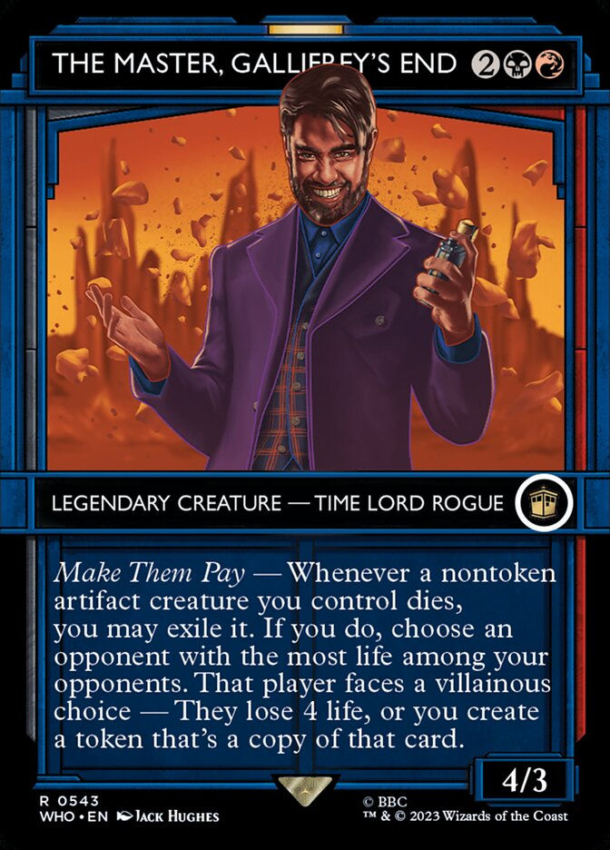 The Master, Gallifrey's End (WHO) (543) / Borderless / Showcase