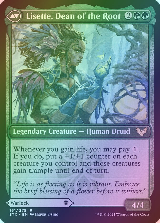 Valentin, Dean of the Vein // Lisette, Dean of the Root (STX) (161) / Foil — cara 2 de 2