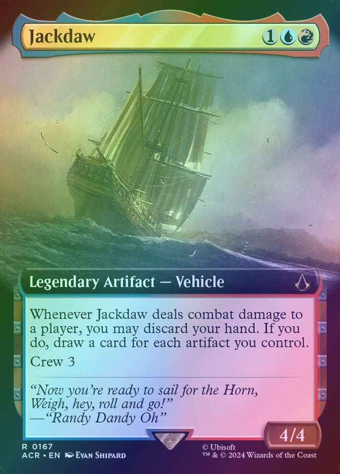 Jackdaw (ACR) (167) / Extended Art / Foil